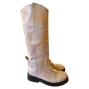 Free People We The Free The Bryce Equestrian Boot Tan Tall Size 39.5/9.5